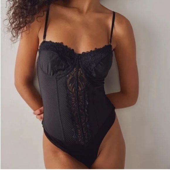 NWOT Free People Good Luck Charm Bodysuit - Picture 4 of 5